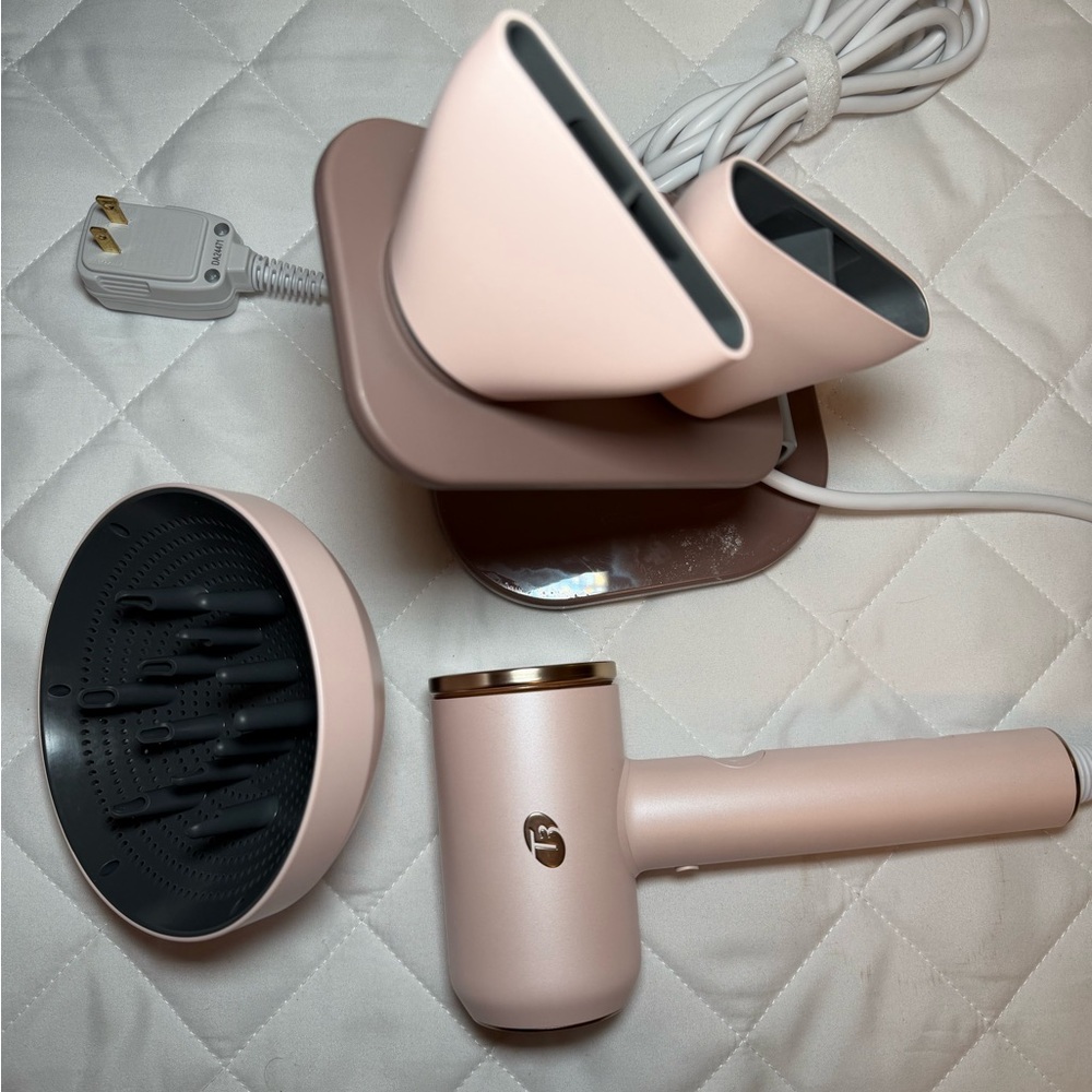T3 Blush Hair Dryer with Diffuser and Stand